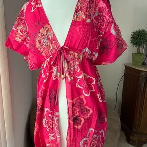 NWT coco cabana cotton coverup one size